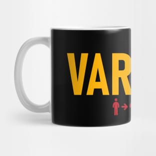 Variant text with timeline variants infographic Mug